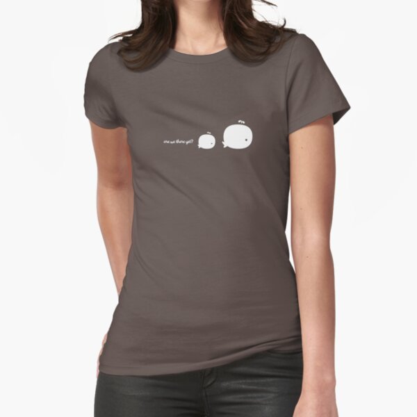 Whale Migration Fitted T-Shirt