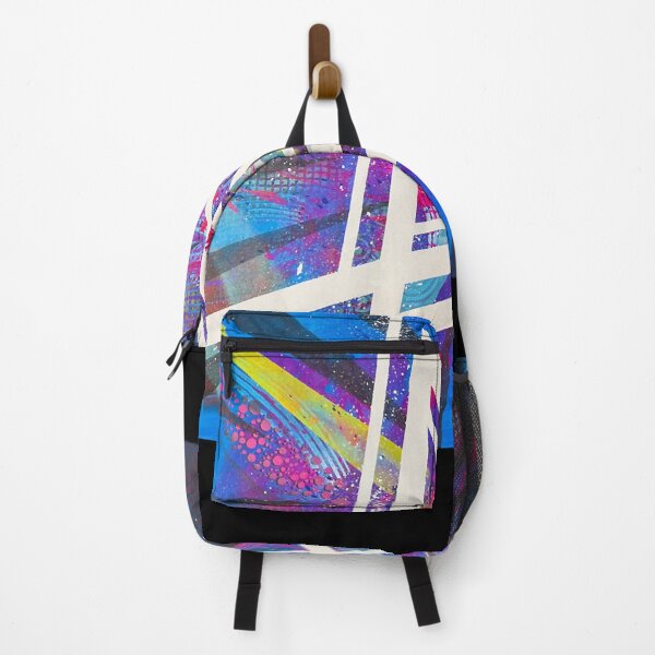 Item preview, Apogée pink inspiring blue abstract colourful beautiful designed and sold by JasonABurr.