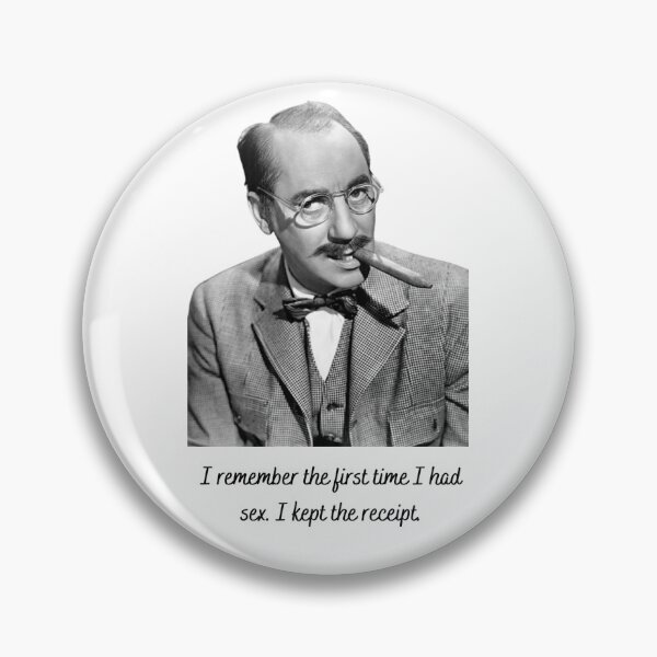 Item preview, Groucho Marx Quote designed and sold by redbugdesigns.