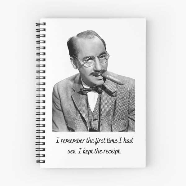 Item preview, Groucho Marx Quote designed and sold by redbugdesigns.