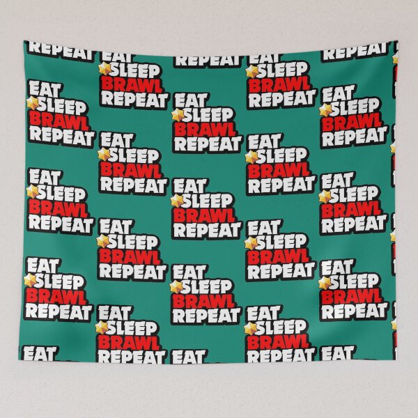 Item preview, eat sleep brawl repeat  designed and sold by TopCoice.