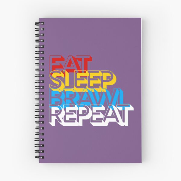 Item preview, eat sleep brawl repeat  designed and sold by TopCoice.