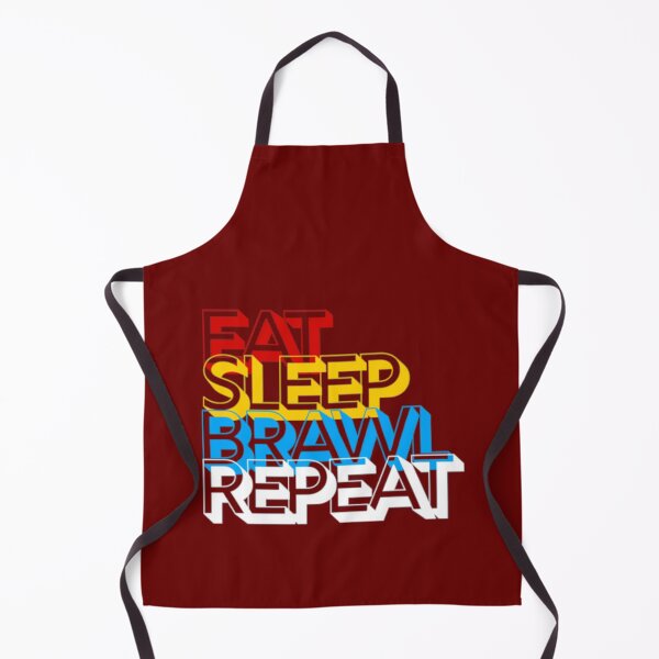 Item preview, eat sleep brawl repeat designed and sold by TopCoice.