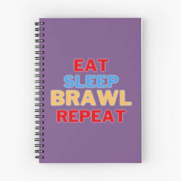 Item preview, eat sleep brawl repeat  designed and sold by TopCoice.