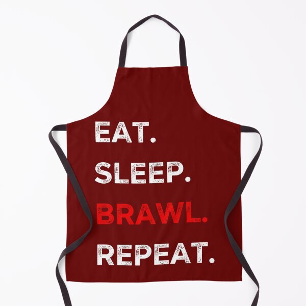 Item preview, eat sleep brawl repeat designed and sold by TopCoice.