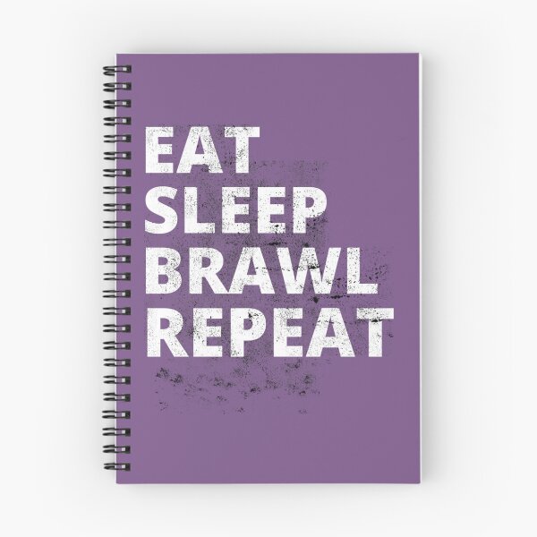 Item preview, EAT SLEEP BRAWL REPEAT,FUNNY BRAWL    designed and sold by TopCoice.