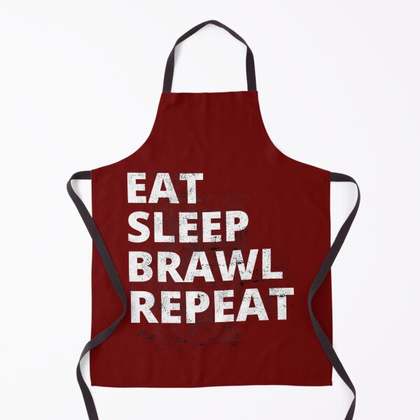 Item preview, EAT SLEEP BRAWL REPEAT,FUNNY BRAWL designed and sold by TopCoice.