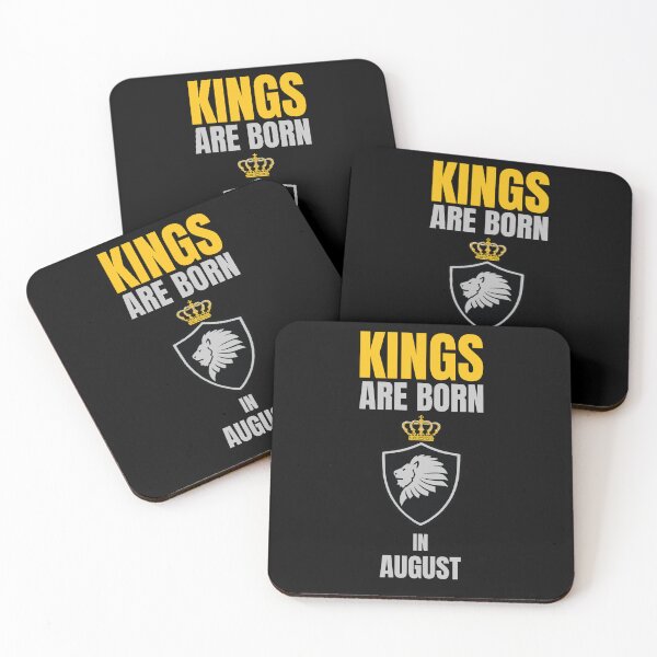 Item preview, Kings are born in august tee designed and sold by quickkaart.