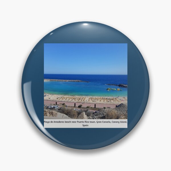 Item preview, Playa de Amadores beach near Puerto Rico town. Gran Canaria, Canary Island, Spain   designed and sold by peaceloveNH.
