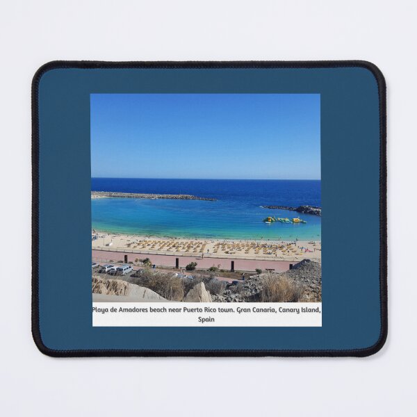 Item preview, Playa de Amadores beach near Puerto Rico town. Gran Canaria, Canary Island, Spain designed and sold by peaceloveNH.