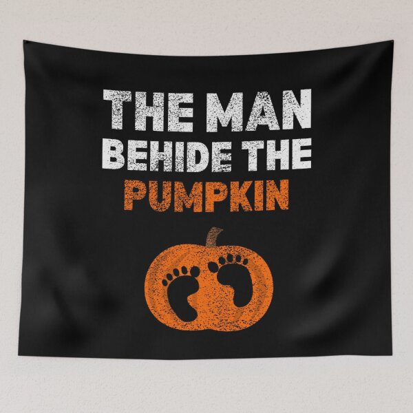 Item preview, The Man Behind The Pumpkin, Pregnancy Halloween designed and sold by HolyWater SHOP.