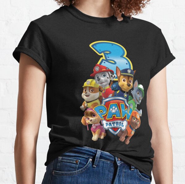 Adult paw shop patrol shirt