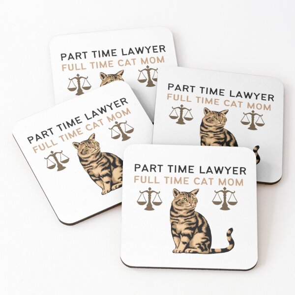 Item preview, Part Time Lawyer Full Time Cat Mom - Lawyer And Cat Mom designed and sold by Nero9o.