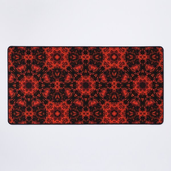 Item preview, Rustic red kaleidoscope of rough stained designed and sold by ShapesColors.