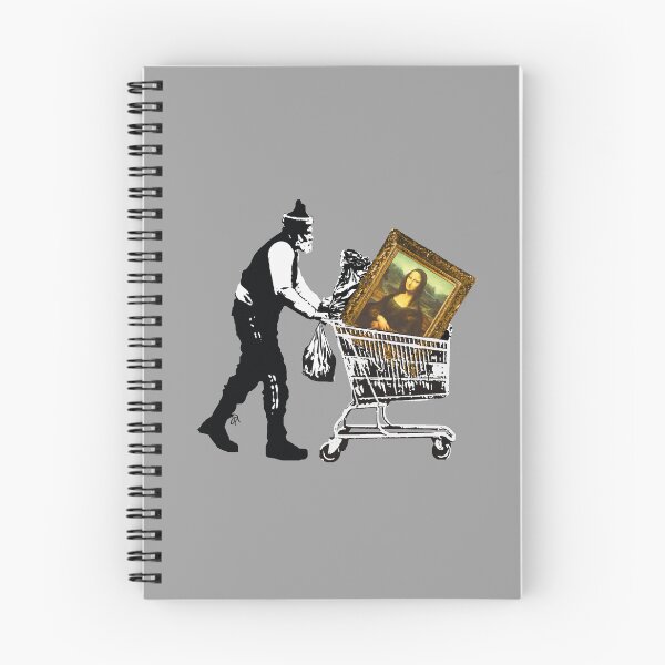 Item preview, Homeless Art Lover - Mona Lisa In Shopping Cart - Banksy designed and sold by WE-ARE-BANKSY.