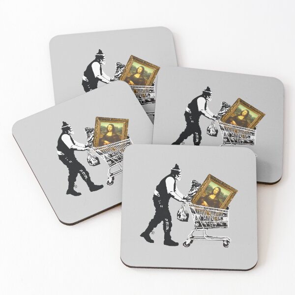 Item preview, Homeless Art Lover - Mona Lisa In Shopping Cart - Banksy designed and sold by WE-ARE-BANKSY.