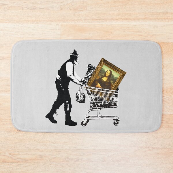 Item preview, Homeless Art Lover - Mona Lisa In Shopping Cart - Banksy designed and sold by WE-ARE-BANKSY.