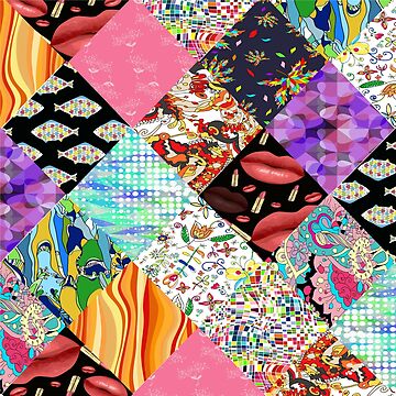Artwork thumbnail, Patchwork pattern. by AlisaRED