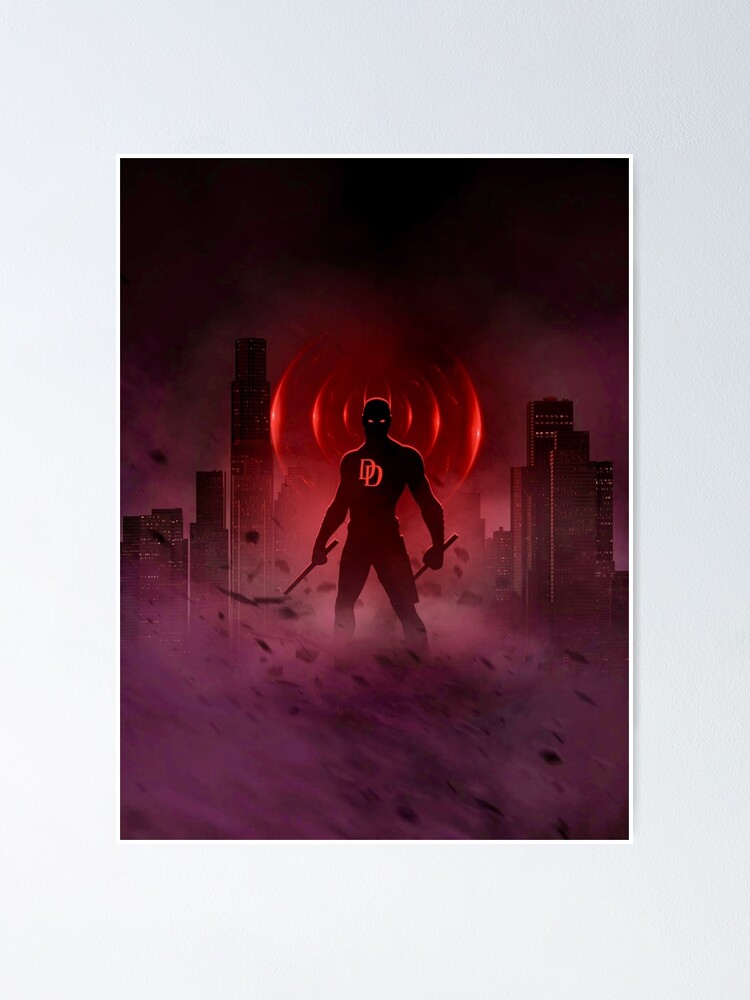 "The Blind Superhero" Poster for Sale by Lazyboy-art | Redbubble