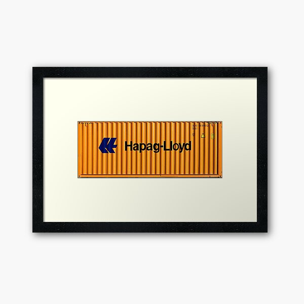 20' Container Framed Art Print