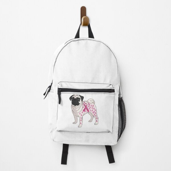 Item preview, Pug For The Cause Tshirt Breast Cancer Awareness Pink Ribbon designed and sold by PrintdesignzF.