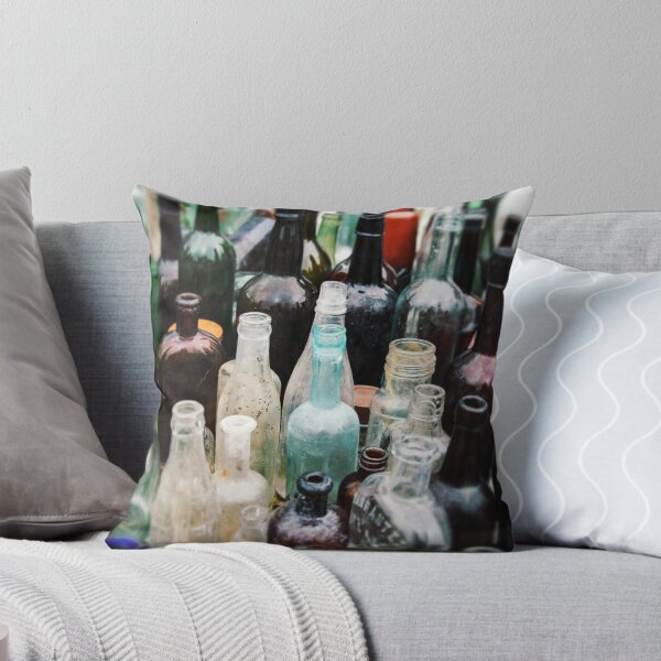 Item preview, Vintage Glass Bottles designed and sold by Debbra Obertanec.