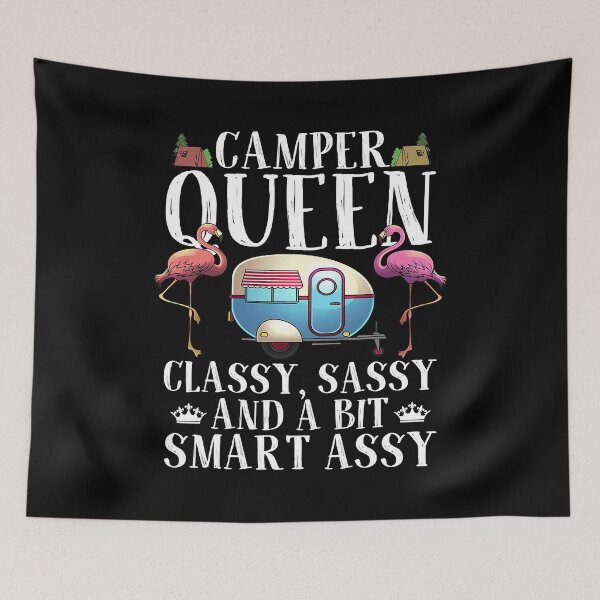 Item preview, Funny Camper Queen Sassy Gift For Women RV Camping Lovers designed and sold by BennetJaco.