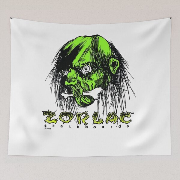 Item preview, Pushead Zorlac Skateboards Shrunken Head horror designed and sold by JasonABurr.