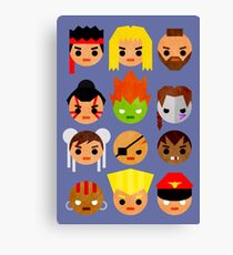 Street Fighter 2 Mini Canvas Print