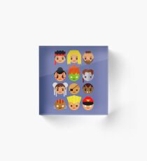 Street Fighter 2 Mini Acrylic Block