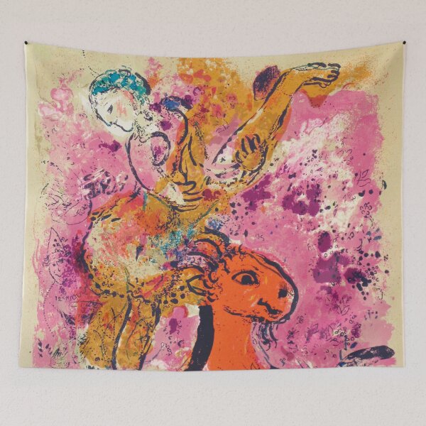 Artikelvorschau, Marc Chagall Ausstellungsplakat Der Rote Reiter entworfen und verkauft von DejaVuStudio.