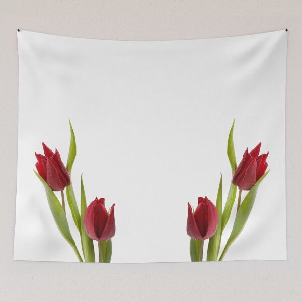 Item preview, Two red tulip heads  designed and sold by Arletta Cwalina.