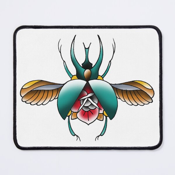 Item preview, Fkj tattoo flash beetle designed and sold by franckfkj.