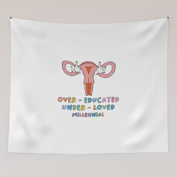Item preview, Pro Choice ,Over-Educated Under-Loved Millennial designed and sold by KoressaLyn.