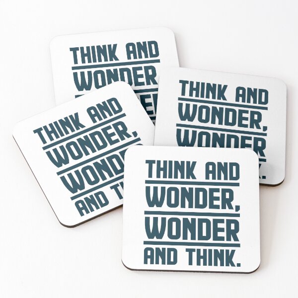 Item preview, Think and wonder, wonder and think designed and sold by AnisosPteron.