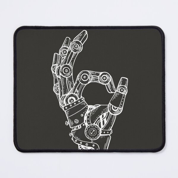 Item preview, Robot hand language hand drawn retro style designed and sold by I'm Redz.
