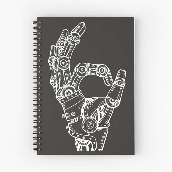 Item preview, Robot hand language hand drawn retro style designed and sold by I'm  Redz.