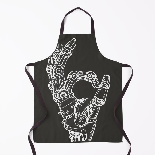 Item preview, Robot hand language hand drawn retro style designed and sold by I'm Redz.