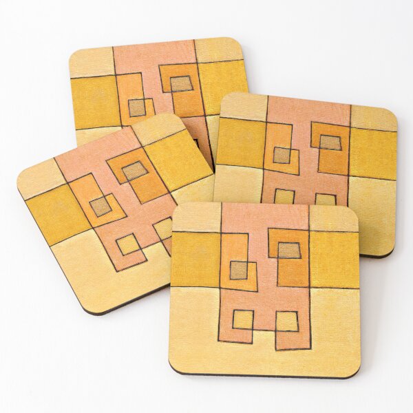 Item preview, Protoglifo 04 yellow hugging pink designed and sold by pepetto.