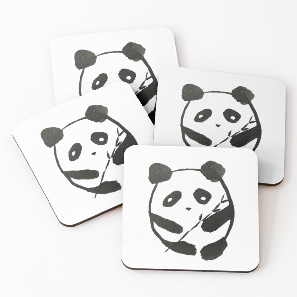 Item preview, Panda with bamboo Chinese painting  designed and sold by Tiny Seed Bazaar.