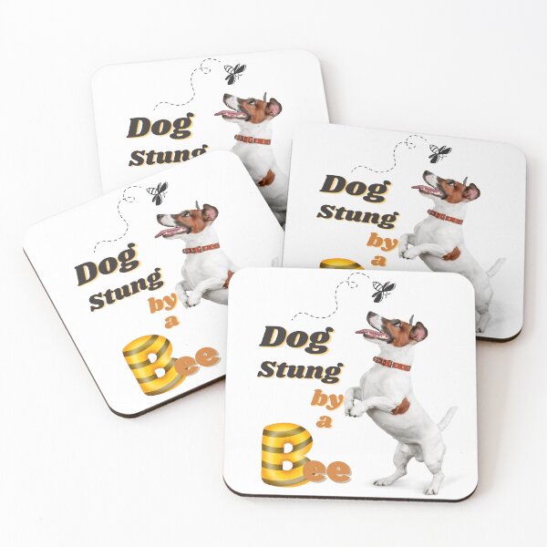 Item preview, Dog stung by a bee - Jack Russell Terrier designed and sold by Suki-yaki.