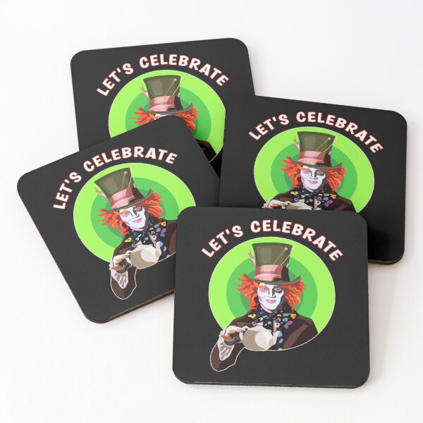 Item preview, Johnny Depp Wins LET_S CELEBRATE Mad Hatter Tea Party Graphic   designed and sold by Jundytriplle.