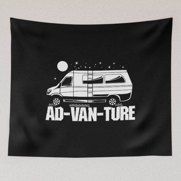 Item preview, Funny Camper Van Life Vanlife Ad Van Ture designed and sold by BennetJaco.
