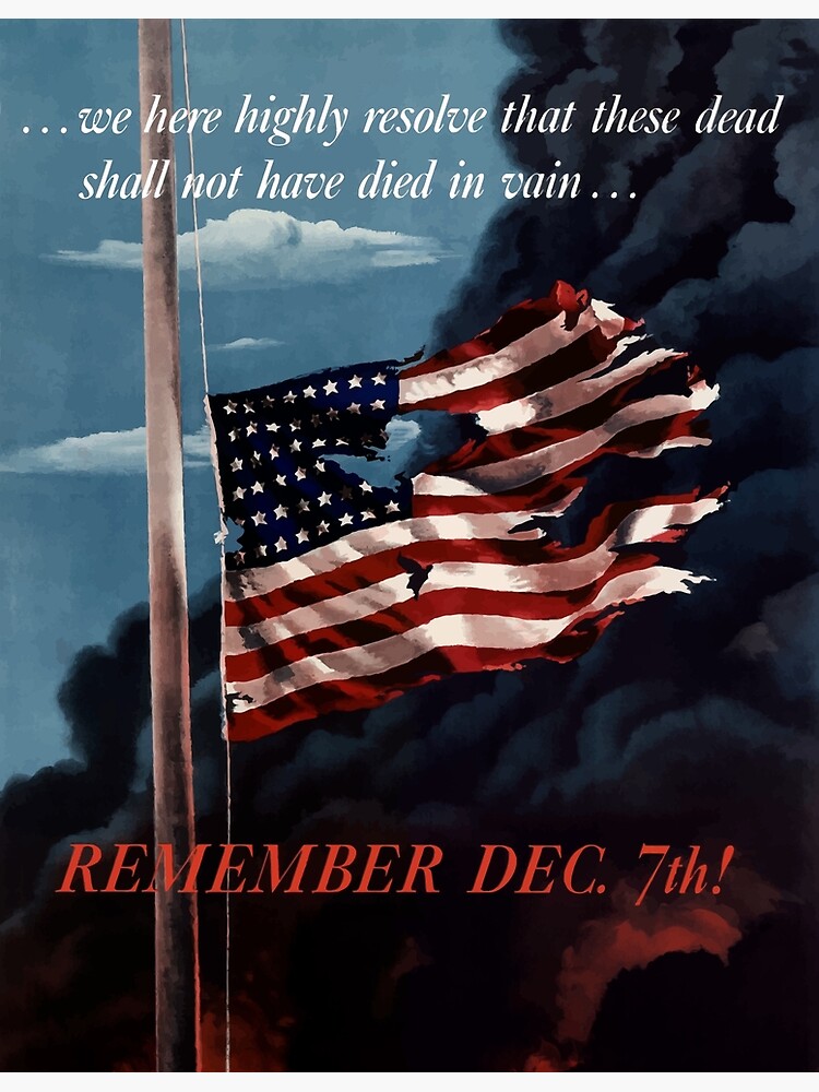 "Remember December 7th" Photographic Print for Sale by warishellstore