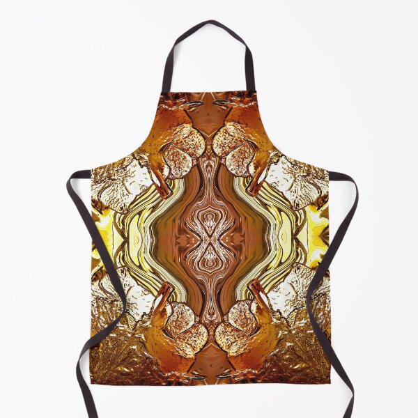 Vista previa del artículo con la obra «Pattern of Floral Ornament in Ocher and Golden by mavicfe», diseñado y vendido por mavicfe.