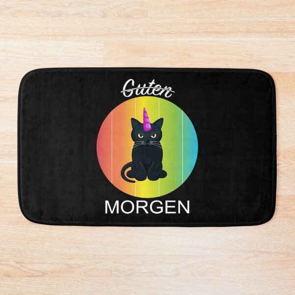 Item preview, Good morning cat unicorn designed and sold by DE-Couple.