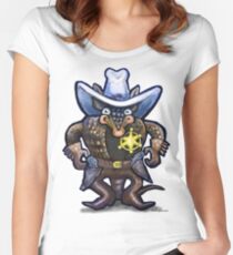Sheriff Dillo Women's Fitted Scoop T-Shirt