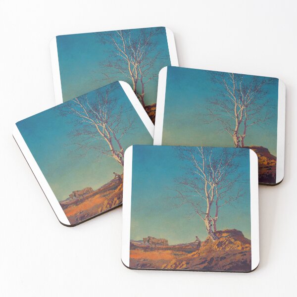 Item preview, Maxfield Parrish White Birch 1929 designed and sold by Sky-Art-80s.
