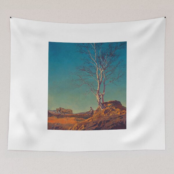 Item preview, Maxfield Parrish White Birch 1929 designed and sold by Sky-Art-80s.