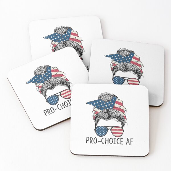 Item preview, Pro Choice AF Messy Bun US Flag Reproductive Rights designed and sold by KirstixCo.